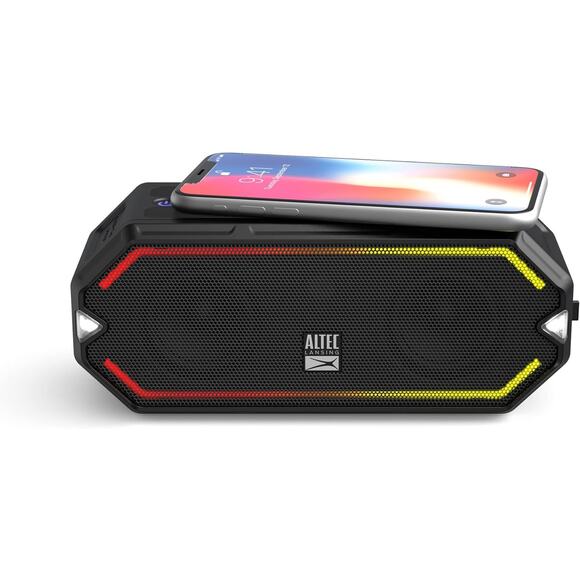 Altec Lansing - HydraBlast Wireless Portable Bluetooth Speaker, IP67 Waterproof - Picture 1 of 4